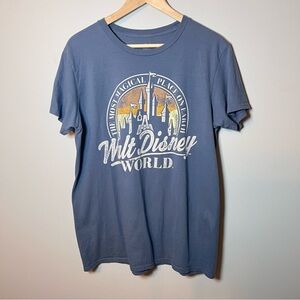 Walt Disney World "The Most Magical Place On Earth" T-shirt Adult Large Castle